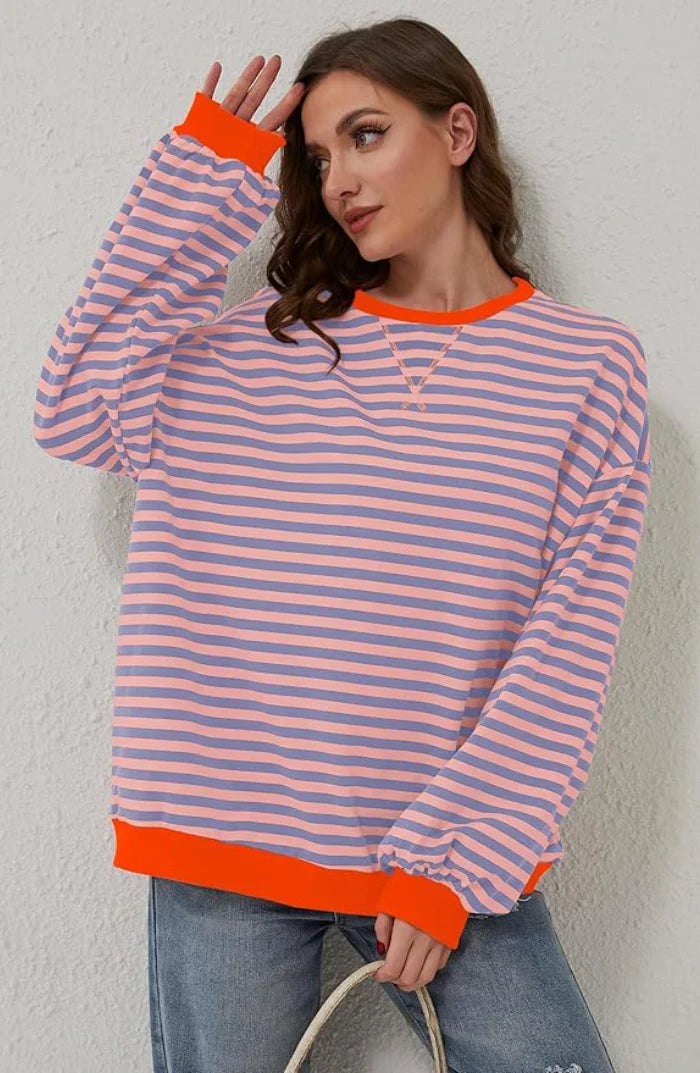 Saskia™ | STRIPED OVERSIZED JUMPER