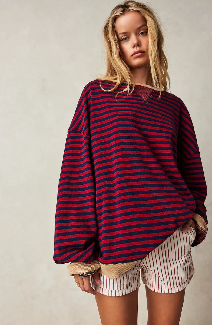 Saskia™ | STRIPED OVERSIZED JUMPER