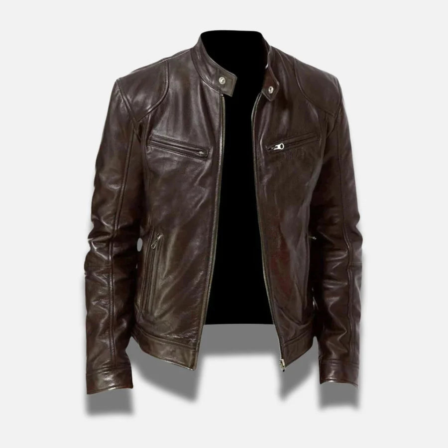 Dario™ | TIMELESS LEATHER JACKET