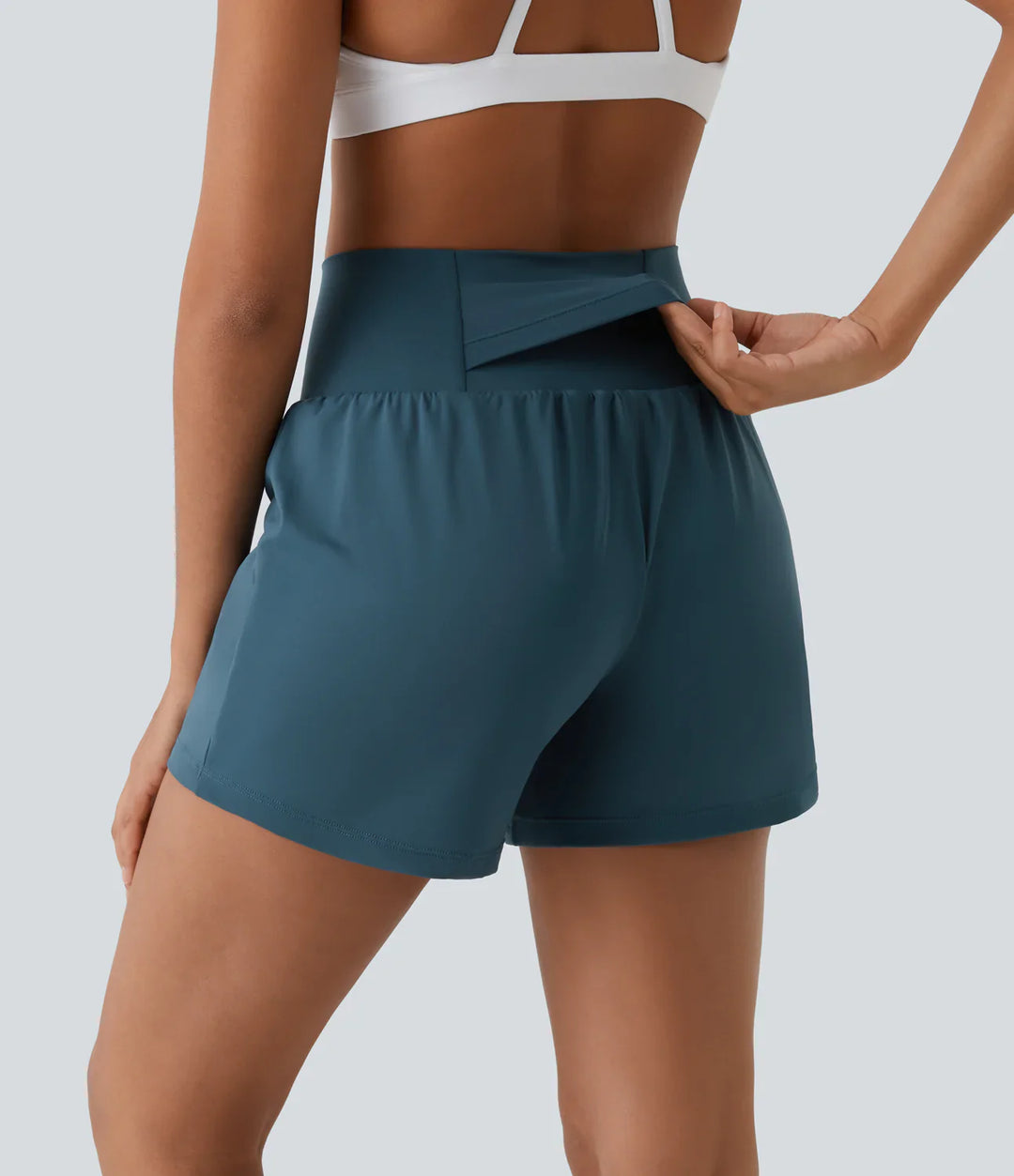 Mary™ | 2-IN-1 YOGA SHORTS WITH HIGH WAIST, BACK POCKET AND SIDE POCKET