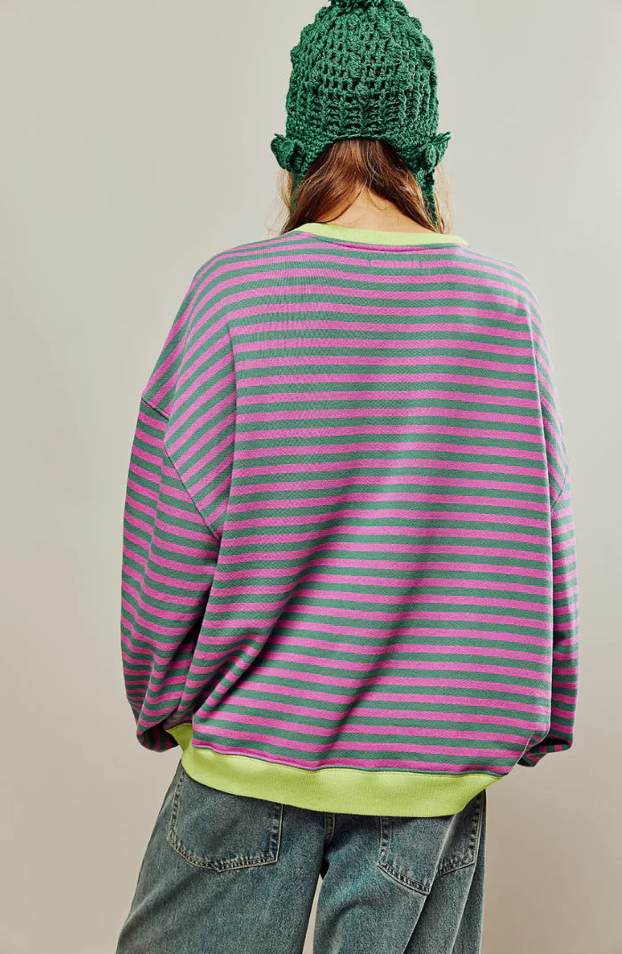 Saskia™ | STRIPED OVERSIZED JUMPER