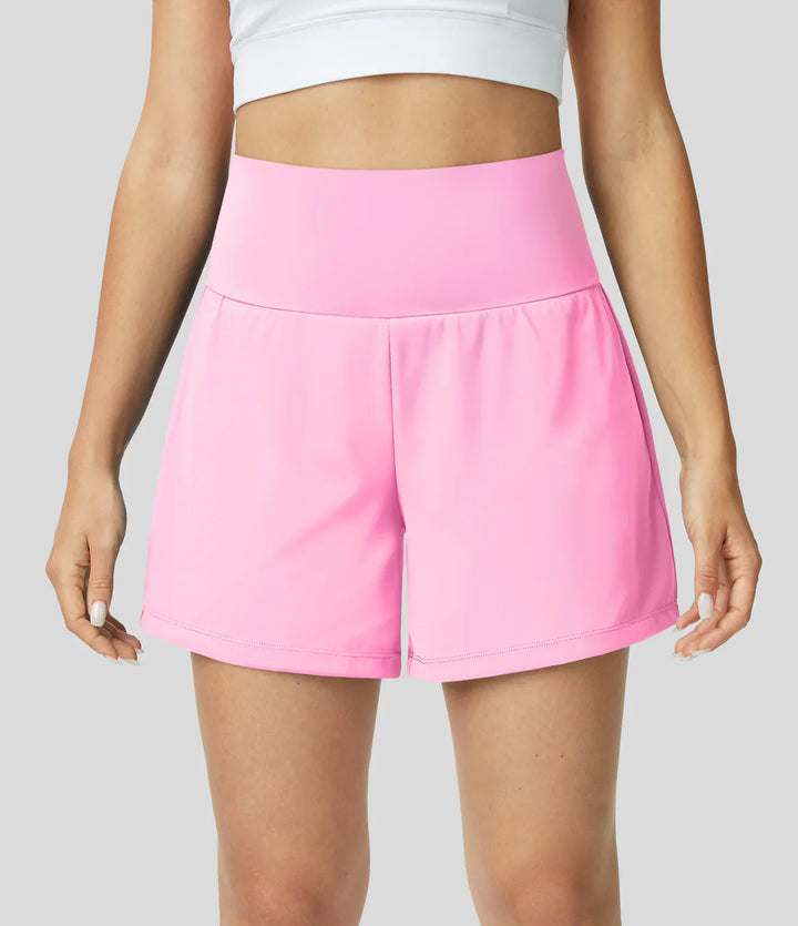 Mary™ | 2-IN-1 YOGA SHORTS WITH HIGH WAIST, BACK POCKET AND SIDE POCKET