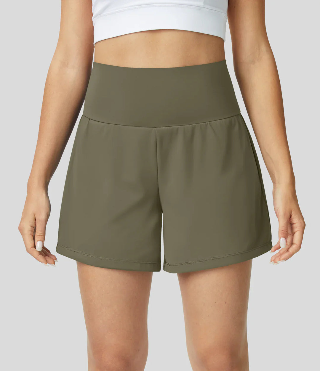 Mary™ | 2-IN-1 YOGA SHORTS WITH HIGH WAIST, BACK POCKET AND SIDE POCKET