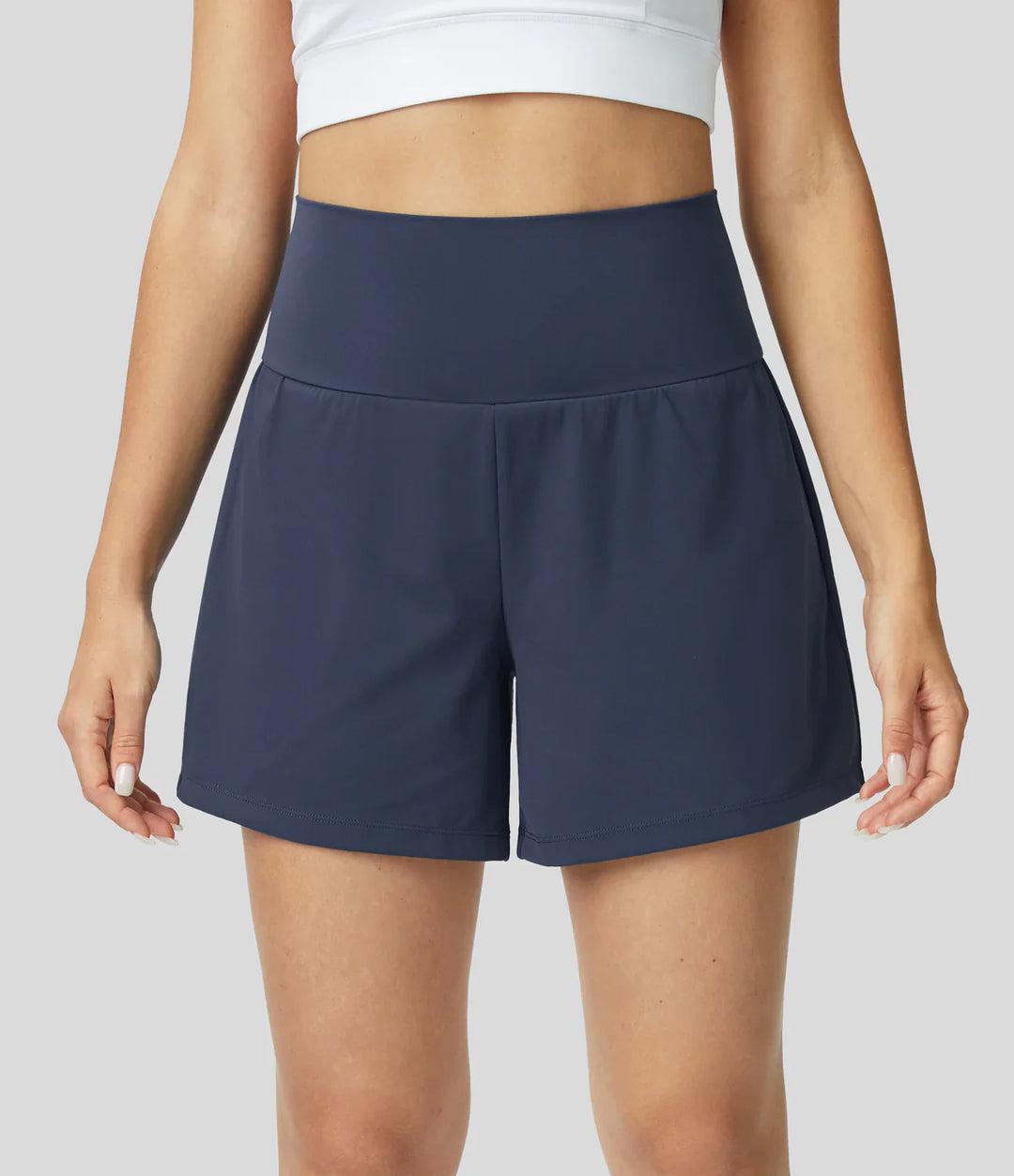 Mary™ | 2-IN-1 YOGA SHORTS WITH HIGH WAIST, BACK POCKET AND SIDE POCKET