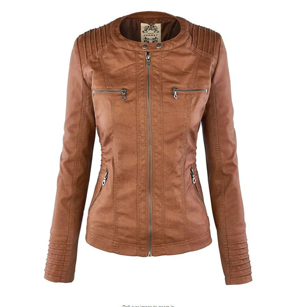 Alessandra™ | VEGAN LEATHER JACKET