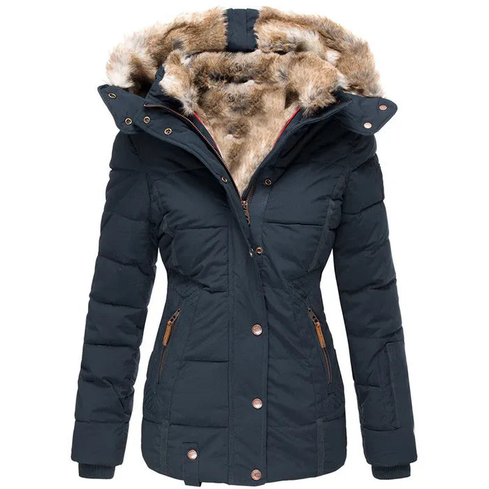 Adelina™ | WARM WINTER COAT WITH FUR LINING