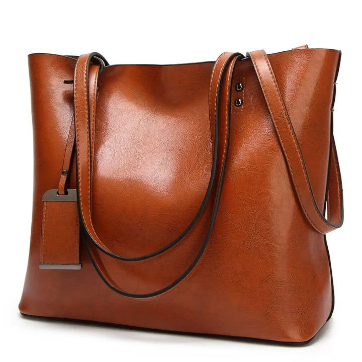 Luna | LEATHER CROSSBODY-TOTE BAG