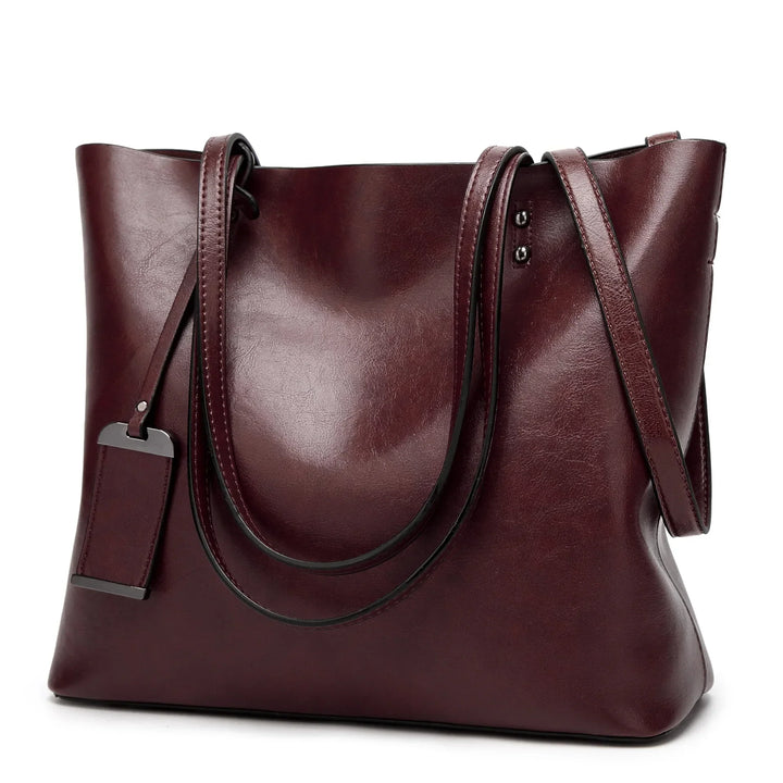 Luna | LEATHER CROSSBODY-TOTE BAG