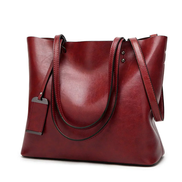 Luna | LEATHER CROSSBODY-TOTE BAG