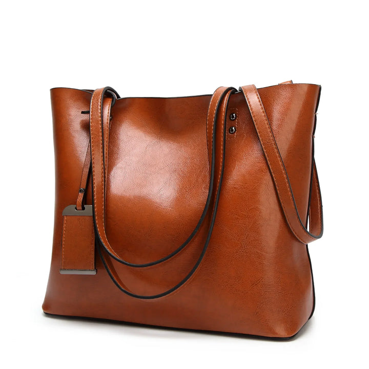 Luna | LEATHER CROSSBODY-TOTE BAG