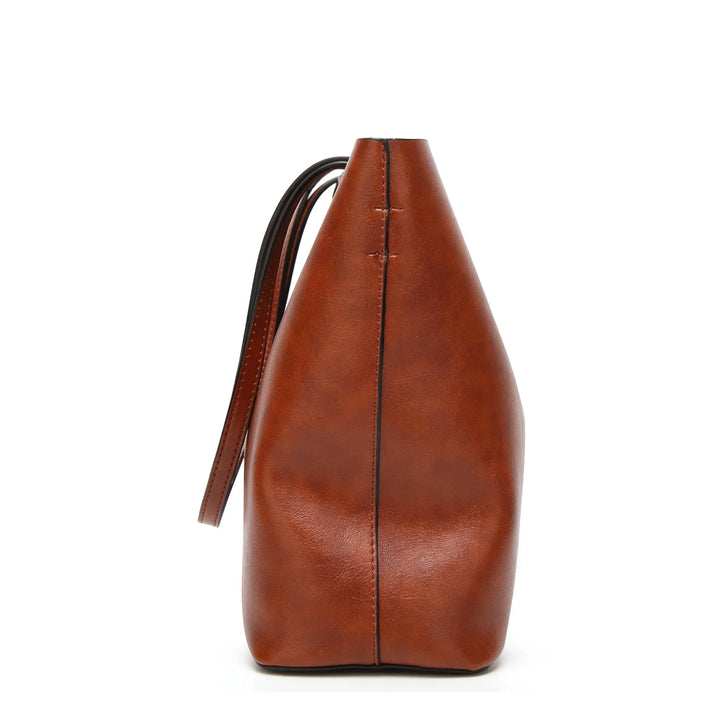 Luna | LEATHER CROSSBODY-TOTE BAG