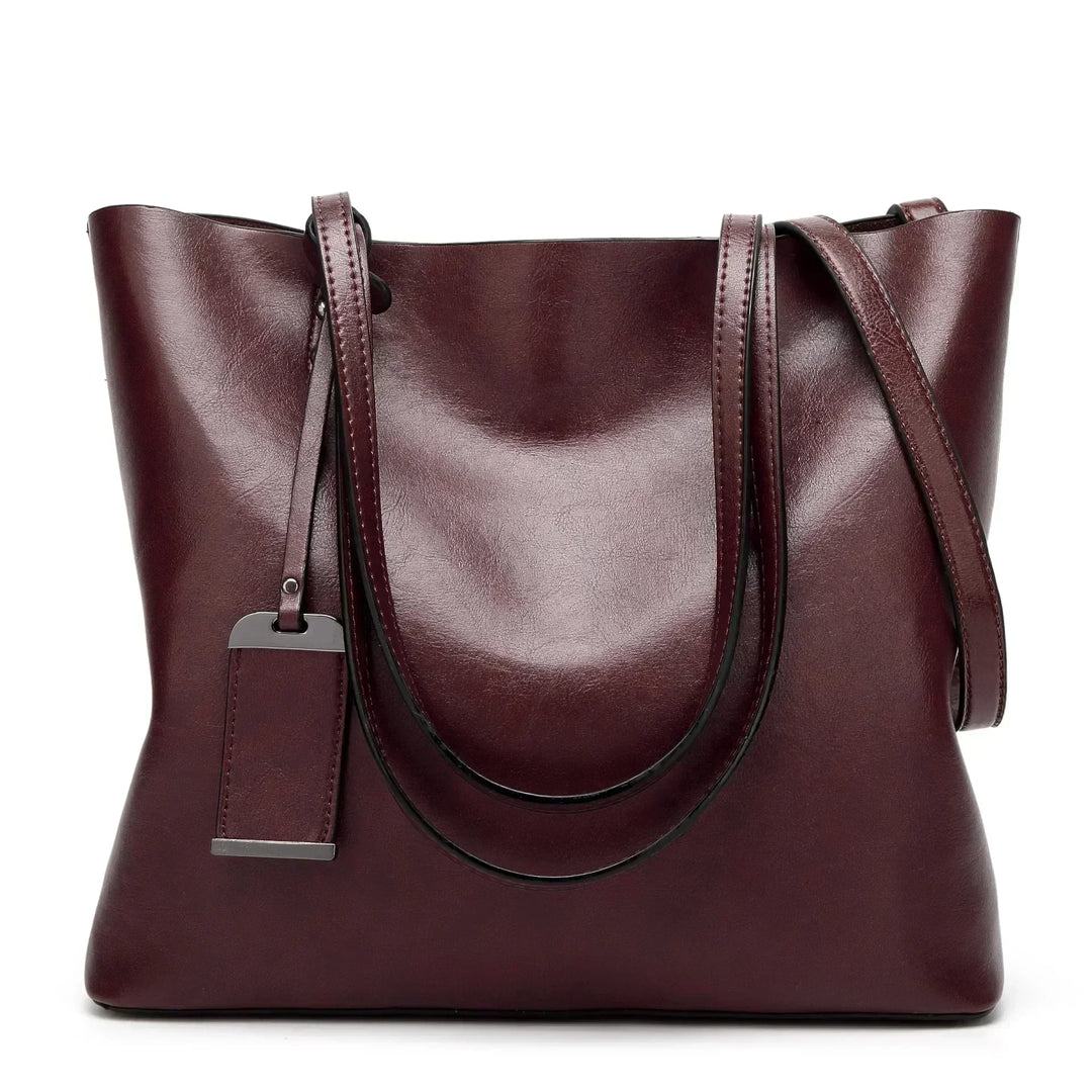 Luna | LEATHER CROSSBODY-TOTE BAG