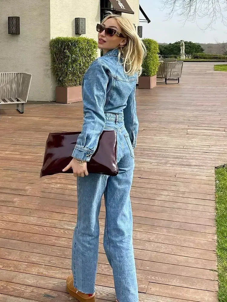 Maren™ | DENIM JUMPSUIT