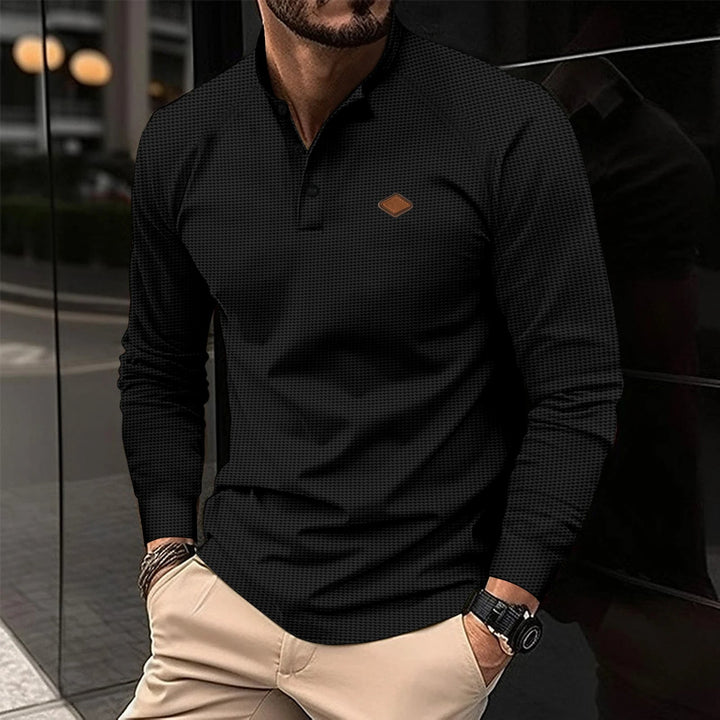 Curtis™ | STYLISH LONGSLEEVE POLO SHIRT