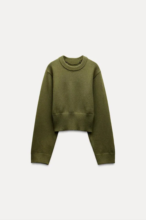 Jada™ | CROPPED KNIT SWEATER